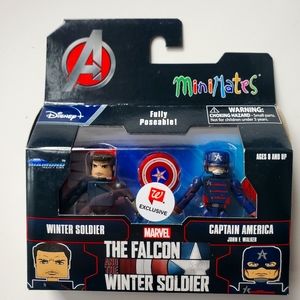 Marvel Avengers Minimates Winter Soldier and Captain America
